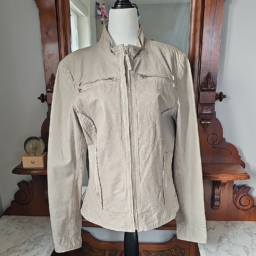 Danier Light Tan Leather Jacket